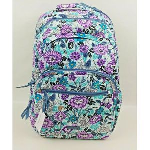 New VERA BRADLEY Essential Large Backpack Laptop